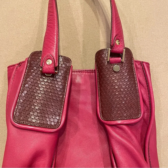 Beracamy Paris Red Hobo Bag - Picture 3 of 15